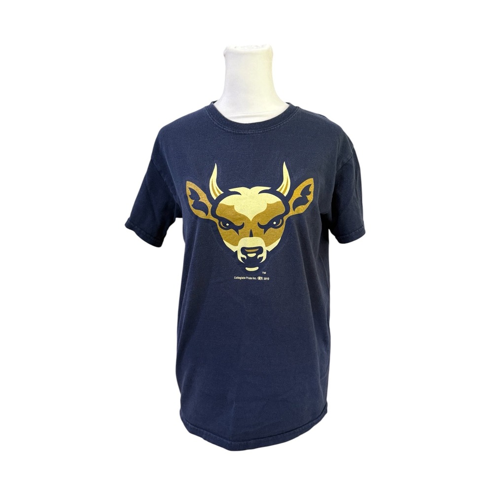 Johnson C Smith Uni Navy Blue Bull Graphic T-Shirt Small Collegiate Pride‎ 2010